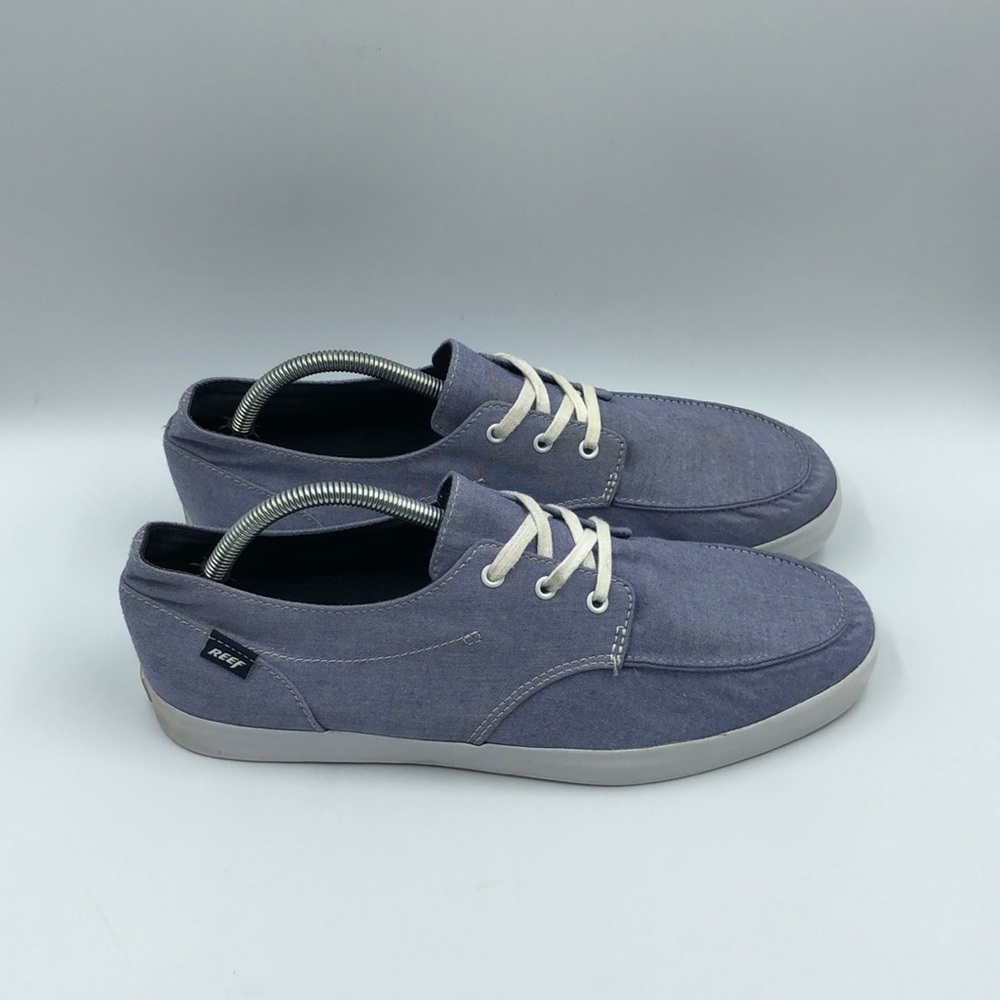 Reef‎ Chambray Denim Deck Hand 2 Shoes Men’s Sz 11